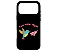 Cute Hummingbird Valentine Love In Full Flight Bird Tee Case for iPhone 17 Pro Max