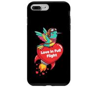 Cute Hummingbird Valentine Love In Full Flight Bird Tee Case for iPhone 7 Plus/8 Plus