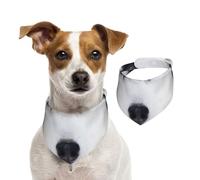 Cute Husky,Dog Bandanas Cotton Pet Scarf Adjustable Bibs for Pet,L