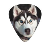 Cute Husky Guitar Plectrums, 12 Pcs Lightweight Guitar Plectrums, 0.46mm/0.71mm/0.96mm Thickness For Acoustic Guitar Acoustic Electric Guitar Ukulele Bass