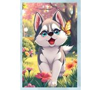 Cute Husky Notebook: Cute Siberian Husky Journal | 120 Lined Pages | 6x9 in | Great Gift for Dog Lovers, Students & Writers | Perfect for School, Notes, or as a Gift for Husky Fans