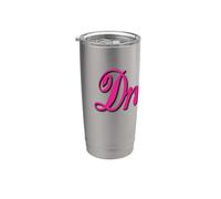Cute I AM Dramatic - Simple Large Bold HOT Pink Text Stainless Steel Insulated Tumbler