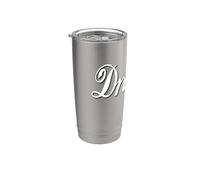 Cute I AM Dramatic - Simple Large Bold White Text Stainless Steel Insulated Tumbler