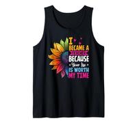 Cute I Became A Teacher Because Your Life Is Worth My Time Tank Top