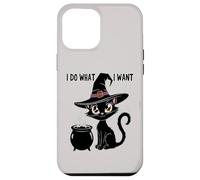 Cute I DO WHAT WANT My Cat Witch Magical Black Meow I'm Fine Case for iPhone 12 Pro Max