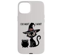 Cute I DO WHAT WANT My Cat Witch Magical Black Meow I'm Fine Case for iPhone 15 Plus