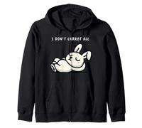 Cute I Don't Carrot All Rabbit Carrot Bunny Zip Hoodie