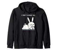 Cute I Don't Carrot All Rabbit Carrot Bunny Zip Hoodie