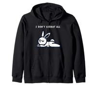 Cute I Don't Carrot All Rabbit Carrot Bunny Zip Hoodie