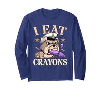 Cute I Eat Crayons Corps Crew Military Armed Forces Gag Long Sleeve T-Shirt