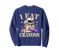 Cute I Eat Crayons Corps Crew Military Armed Forces Gag Sweatshirt