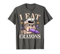 Cute I Eat Crayons Corps Crew Military Armed Forces Gag T-Shirt