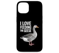 Cute I Love Feeding The Geese Men Women Children Case for iPhone 13