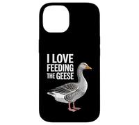 Cute I Love Feeding The Geese Men Women Children Case for iPhone 14