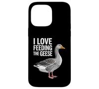 Cute I Love Feeding The Geese Men Women Children Case for iPhone 14 Pro Max