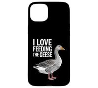 Cute I Love Feeding The Geese Men Women Children Case for iPhone 15 Plus