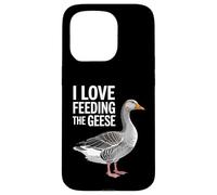 Cute I Love Feeding The Geese Men Women Children Case for iPhone 15 Pro
