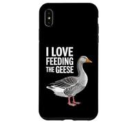 Cute I Love Feeding The Geese Men Women Children Case for iPhone XS Max