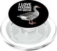 Cute I Love Feeding The Geese Men Women Children PopSockets PopGrip for MagSafe