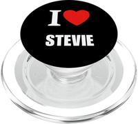 Cute I Love Heart Stevie Parents Wife Husband Girl Boy PopSockets PopGrip for MagSafe