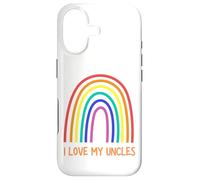 Cute I Love My Uncles Rainbow Family Gay Uncle Case for iPhone 17