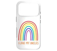 Cute I Love My Uncles Rainbow Family Gay Uncle Case for iPhone 17 Pro