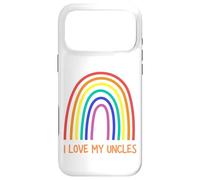Cute I Love My Uncles Rainbow Family Gay Uncle Case for iPhone 17 Pro Max