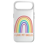 Cute I Love My Uncles Rainbow Family Gay Uncle Case for iPhone Air