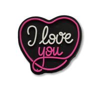 CUTE I Love YOU - Pretty Heart - Charms For Crocs/Shoes - PVC - Happy - 3D