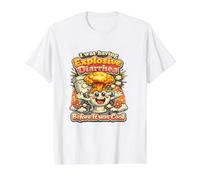 Cute I was Having Explosive Diarrhea Before It was Cool tee Value Graphic T-Shirt, Men, White, L