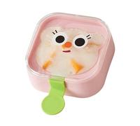 Cute Ice Cream Molder - Ice Pop Maker for Chilled Treats | Silicone Tray with Lid Feature Function, Easy Release Design, Ideal for Fruit, Dessert, Snack, Home Kitchen, 10.5x7.5x3.2cm