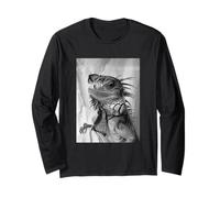 Cute Iguana with Sunglasses Cool Reptile Animal Photo Booth Long Sleeve T-Shirt