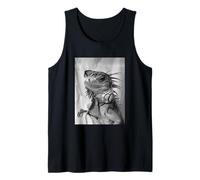 Cute Iguana with Sunglasses Cool Reptile Animal Photo Booth Tank Top