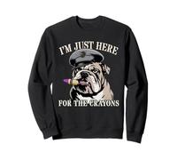 Cute I'M JUST HERE FOR CRAYONS Eater Veterans DD-214 Sweatshirt