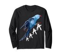 Cute Indian Ringneck Screaming Parakeet Bird Ornithologist Long Sleeve T-Shirt