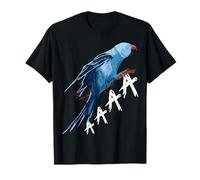 Cute Indian Ringneck Screaming Parakeet Bird Ornithologist T-Shirt