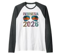 Cute Indonesia 2026 Vacay Bali Best Ever Vacation Matching Raglan Baseball Tee