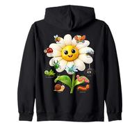 Cute Insect Design for Teachers - Classroom Science Art Zip Hoodie