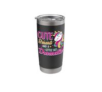 Cute Intelligent and a Little Dramatic Unicorn Lover Gift Stainless Steel Insulated Tumbler