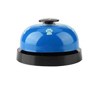 Cute Iron Pet Bell Toy for Dog Cat Training, Interactive Bell for Pet Lover, Durable 4" Gift (Blue)