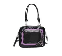 Cute ITA bag, a badge display bag that can be carried on both shoulders, suitable for daily wear and fashion shows