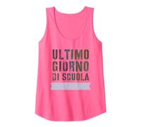 Cute Italian Learning Last Day of School Autographs Signing Tank Top