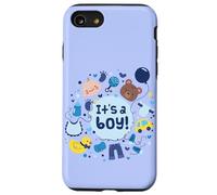 Cute It's A Boy Blue Boy Baby Shower Adoption Gender Reveal Case for iPhone SE (2020) / 7/8