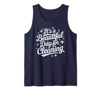 Cute It's Beautiful Day Cleaning Dog Mom Ladies Clean Sweep Tank Top