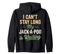 Cute Jack-a-poo Dog Mom Dad Breed Love Puppy Zip Hoodie