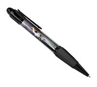 Cute Jack Russell Black Ballpoint Pen Dog Puppy Lavender Field #15901
