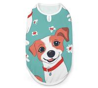Cute Jack Russell Dog Dog And Cat Clothes Pet Summer Sleeveless T Shirt Basic Vest S