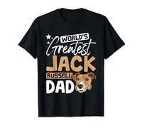 Cute Jack Russell Father Dog Lover Best Jack Russell Dad T-Shirt