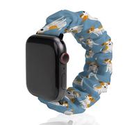 Cute Jack Russell Terrier Dog Pattern Funny Stretch Bands Compatible with IWatch Replacement Smart Watch Strap