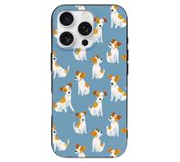 Cute Jack Russell Terrier Dog Pattern Slim Phone Cases Cover Compatible with iPhone 16/16 Plus/16 Pro/16 Pro Max/16 E